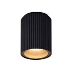 Nordlux Kyklop Lampa sufitowa Aluminium i Szkło Czarny | 86mm - IP54 - Nadaje Się Do GU10