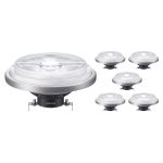 Opakowanie 6x Philips MASTER LED Spot G53 AR111 10.8W 600lm 24D - 927 Bardzo Ciepła Biel | Najlepsze renderowanie kolorów - Ściemnianie - Zamienne 50W
