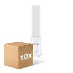 Opakowanie 10x Noxion Lucent PL-S LED  4.3W - 830 Ciepła Biel | 4-Piny - Zamienne 9W