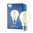 Philips MASTER Value LED Żarówka E27 Gruszka Przezroczysty 5.9W 806lm - 927 Bardzo Ciepła Biel | Najlepsze renderowanie kolorów - Ściemnianie - Zamienne 60W