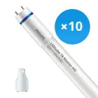 Opakowanie 10x Philips Rura LED T8 MASTER (EM/Mains) High Output 8W 1000lm - 830 Ciepła Biel | 60cm - Zamienne 18W